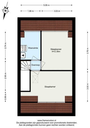 Floorplan - Rozenhout 8, 2994 HN Barendrecht